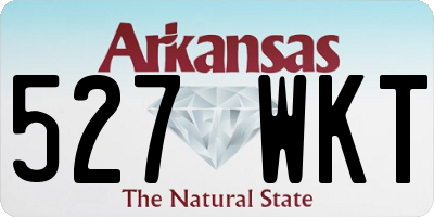 AR license plate 527WKT