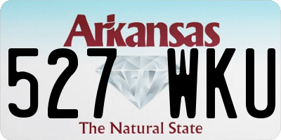 AR license plate 527WKU