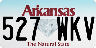 AR license plate 527WKV