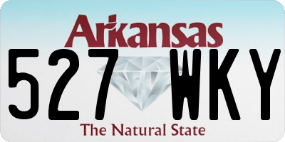 AR license plate 527WKY