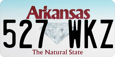 AR license plate 527WKZ