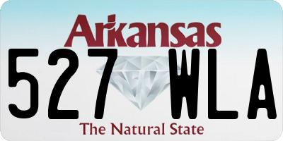 AR license plate 527WLA