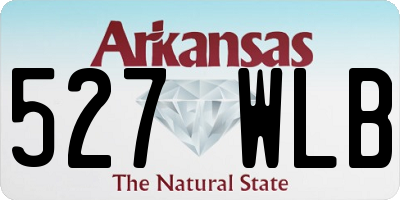 AR license plate 527WLB
