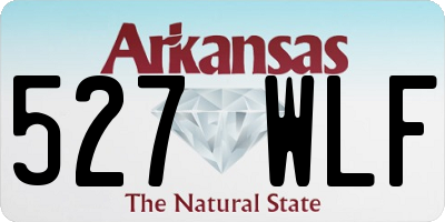 AR license plate 527WLF