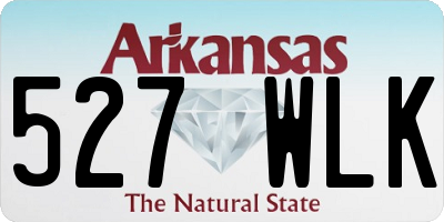 AR license plate 527WLK
