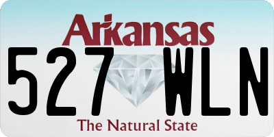 AR license plate 527WLN