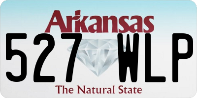 AR license plate 527WLP