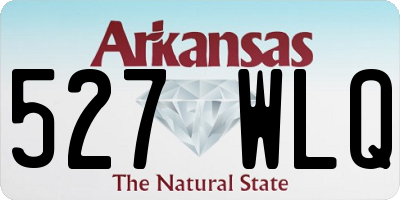 AR license plate 527WLQ