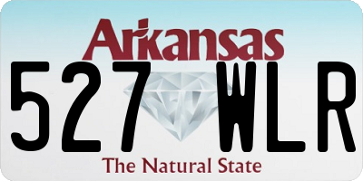 AR license plate 527WLR