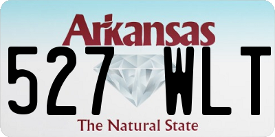 AR license plate 527WLT