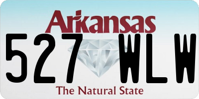 AR license plate 527WLW