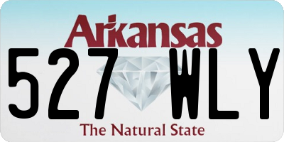AR license plate 527WLY
