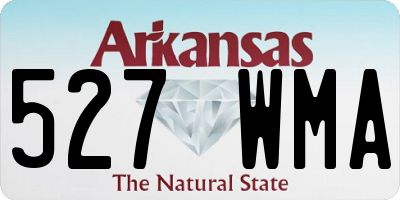 AR license plate 527WMA
