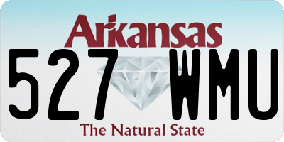 AR license plate 527WMU