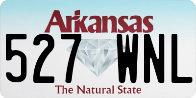 AR license plate 527WNL