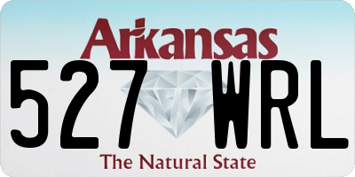 AR license plate 527WRL
