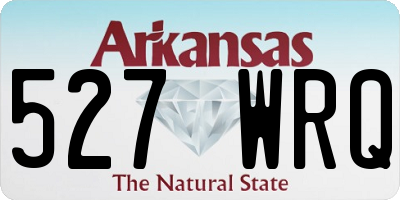 AR license plate 527WRQ