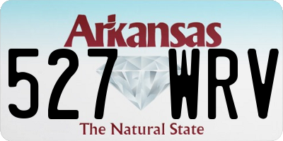 AR license plate 527WRV