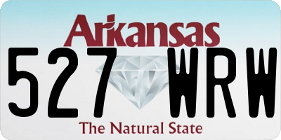 AR license plate 527WRW