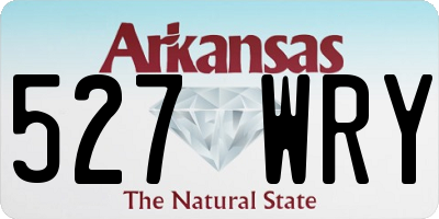 AR license plate 527WRY