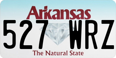 AR license plate 527WRZ