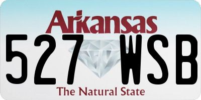 AR license plate 527WSB