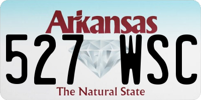 AR license plate 527WSC