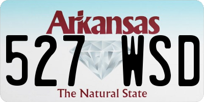 AR license plate 527WSD