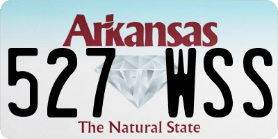 AR license plate 527WSS