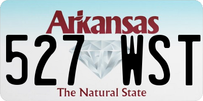 AR license plate 527WST