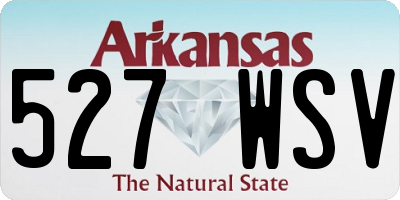 AR license plate 527WSV