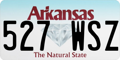 AR license plate 527WSZ