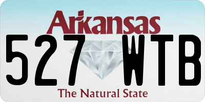 AR license plate 527WTB