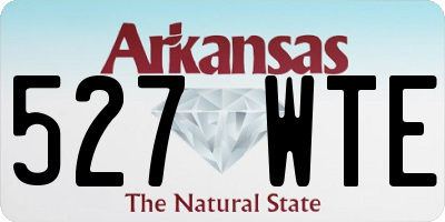 AR license plate 527WTE