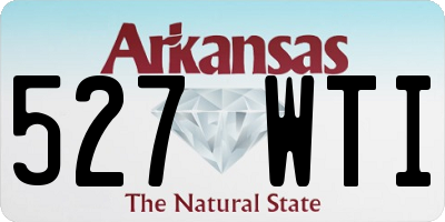 AR license plate 527WTI