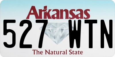 AR license plate 527WTN