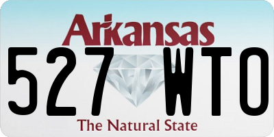 AR license plate 527WTO