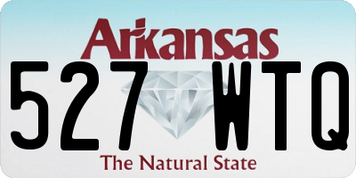 AR license plate 527WTQ