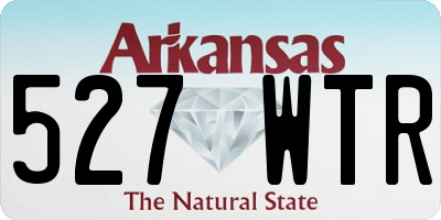 AR license plate 527WTR