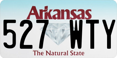 AR license plate 527WTY