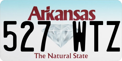 AR license plate 527WTZ