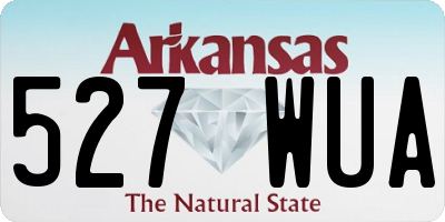 AR license plate 527WUA