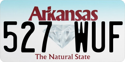 AR license plate 527WUF