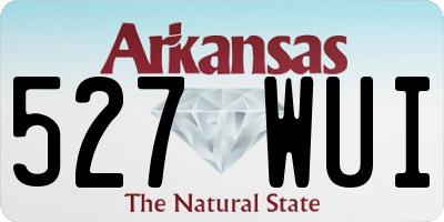 AR license plate 527WUI