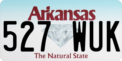 AR license plate 527WUK