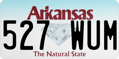 AR license plate 527WUM
