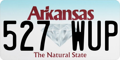 AR license plate 527WUP