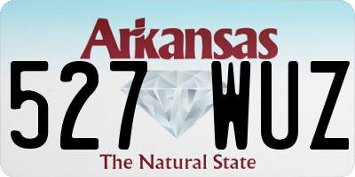 AR license plate 527WUZ