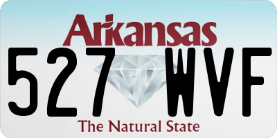 AR license plate 527WVF
