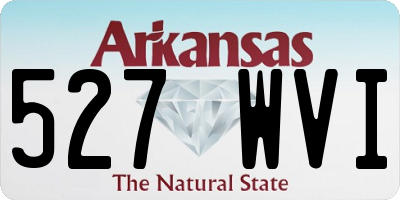 AR license plate 527WVI